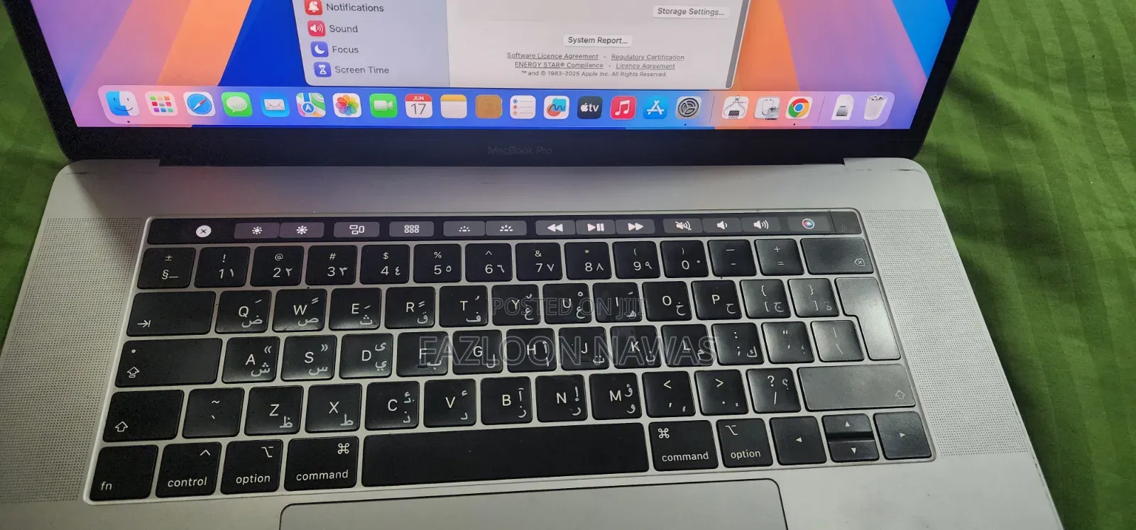 Laptop Apple MacBook 2019 18GB Intel Core i7 SSD 256GB