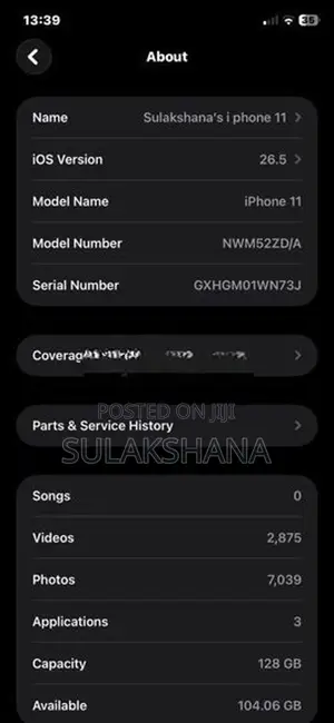 Apple iPhone 11 i phone (Used)