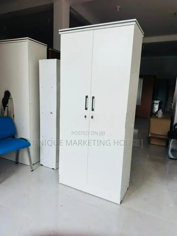 Modern 2 D Full Shelf White Cupboards