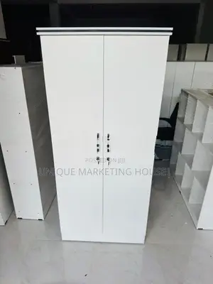 Modern 2 D Full Shelf White Cupboards
