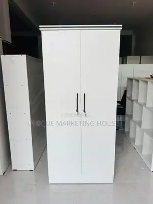 Modern 2 D Full Shelf White Cupboards