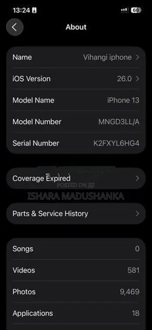 Apple iPhone 13 128GB (Used)
