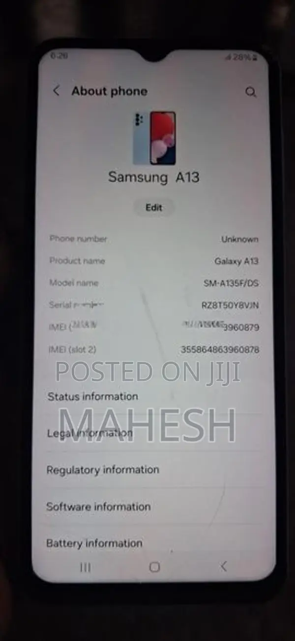 Samsung Galaxy A13 (Used)