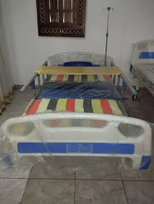 Four Function Manual Hospital Beds with Sanitary Facility