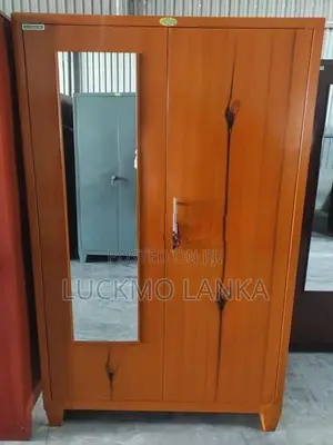 New 6x4 Size Steel Cupboard With Mirror (Yyy3)