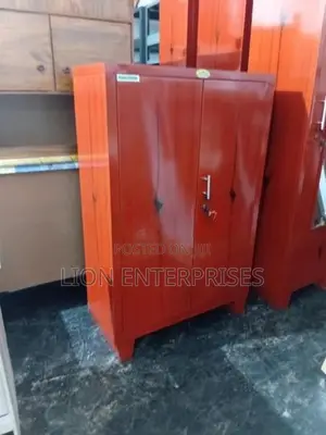 4ft Steel Half Cupboards 2 Door