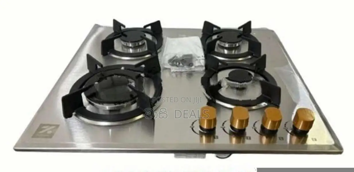 Zesonic 4 Burner Stainless Steel Cooker Hob