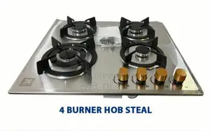 Zesonic 4 Burner Stainless Steel Cooker Hob