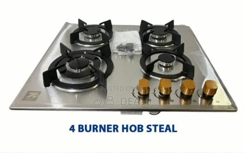 Zesonic 4 Burner Stainless Steel Cooker Hob