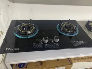 Zesonic 2 Burner Tempered Glass Gas Hob