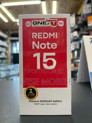 Xiaomi Redmi Note 15 6GB RAM 128GB (Brand New)