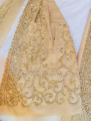 Luxury Heavy Stone Work Kandyan Bridal Saree