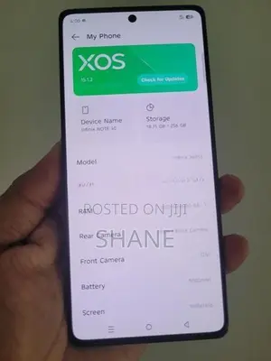 Infinix Note 40 8GB 256GB (Used)