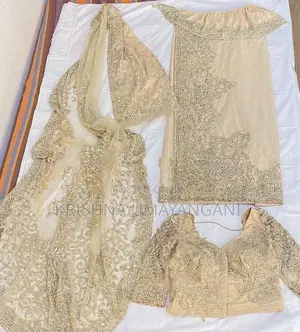 Luxury Heavy Stone Work Kandyan Bridal Saree