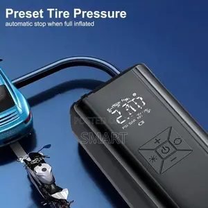 Portable Smart Air Compressor Pump – Digital Display