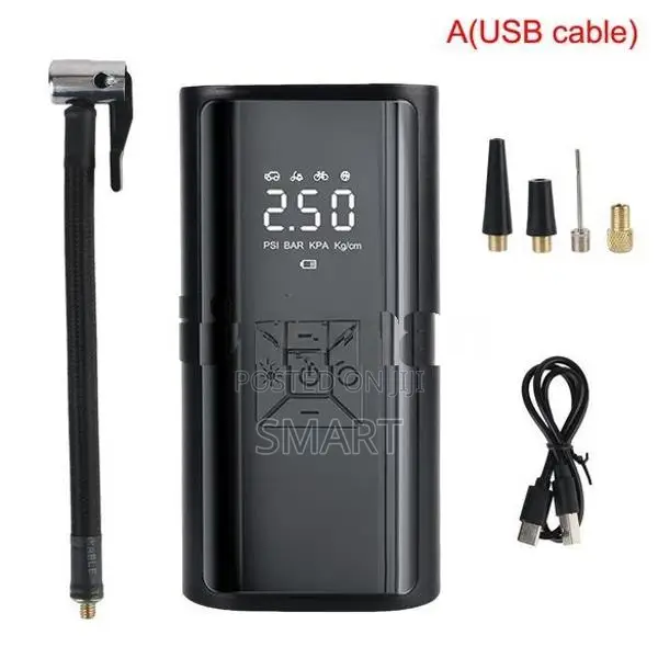 Portable Smart Air Compressor Pump – Digital Display