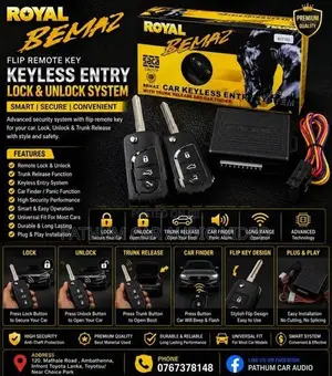 Royal Bemaz Remote Key Lock Unlock System