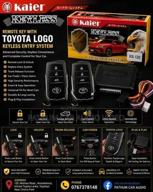 Kaier Remote Key With Toyota Logo