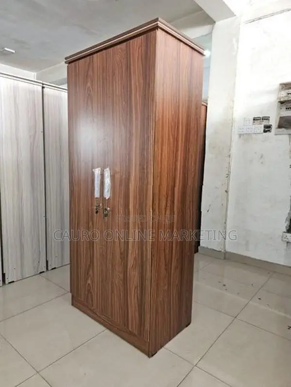 New Melamine 2 Door Cupboard Wardrobe 6*2.5ft