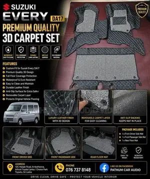 Suzuki Every Da17 Premium 3D Carpet Set