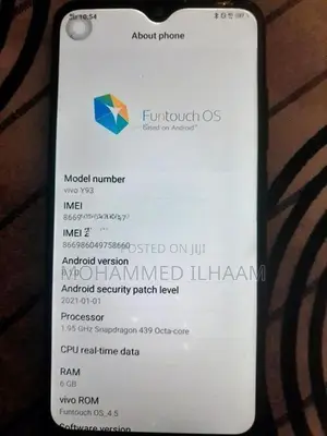 Vivo Y93 (Used)