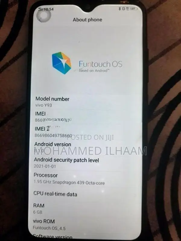 Vivo Y93 (Used)