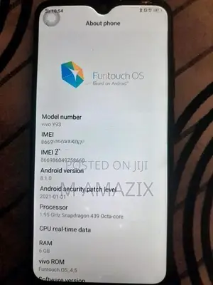 Vivo Y93 (Used)