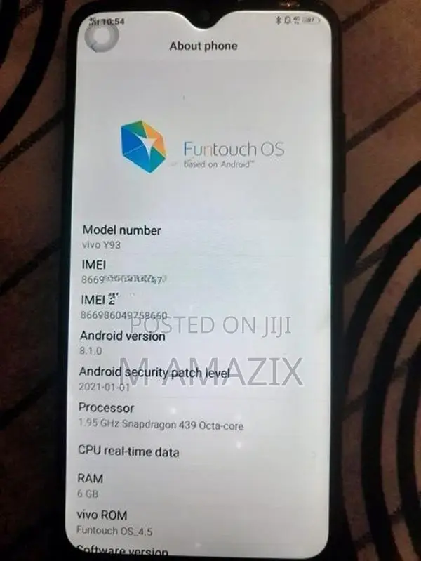 Vivo Y93 (Used)
