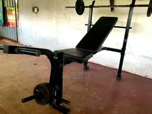 Weight set & Multifunction adjustable bench