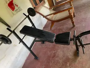 Weight set & Multifunction adjustable bench