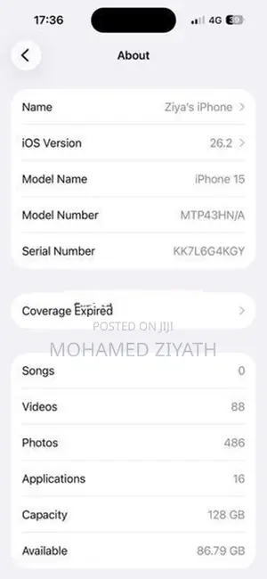 Apple iPhone 15 (Used)