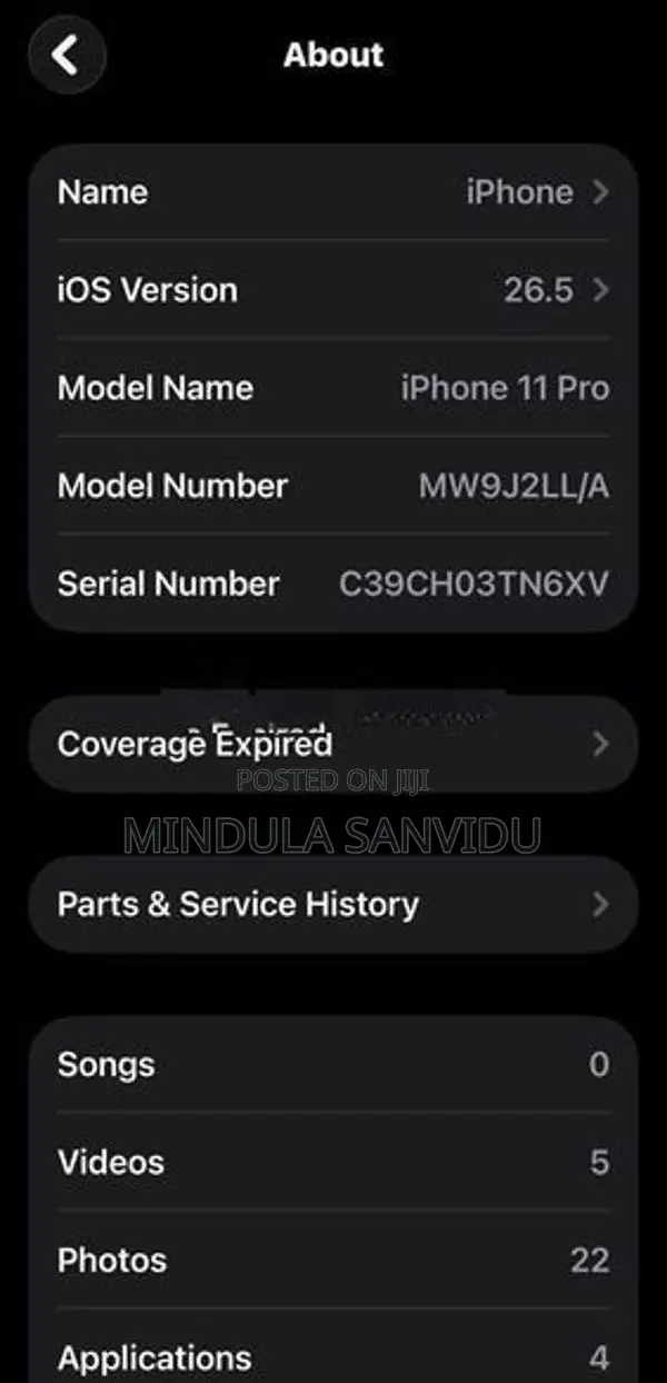 Apple iPhone 11 Pro (Used)