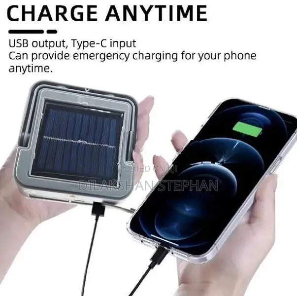 100W Rechargeable Solar Charging Flood light