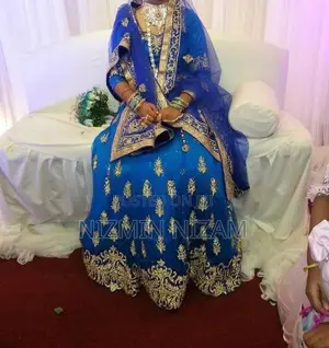 Peacock Blue Lehanga
