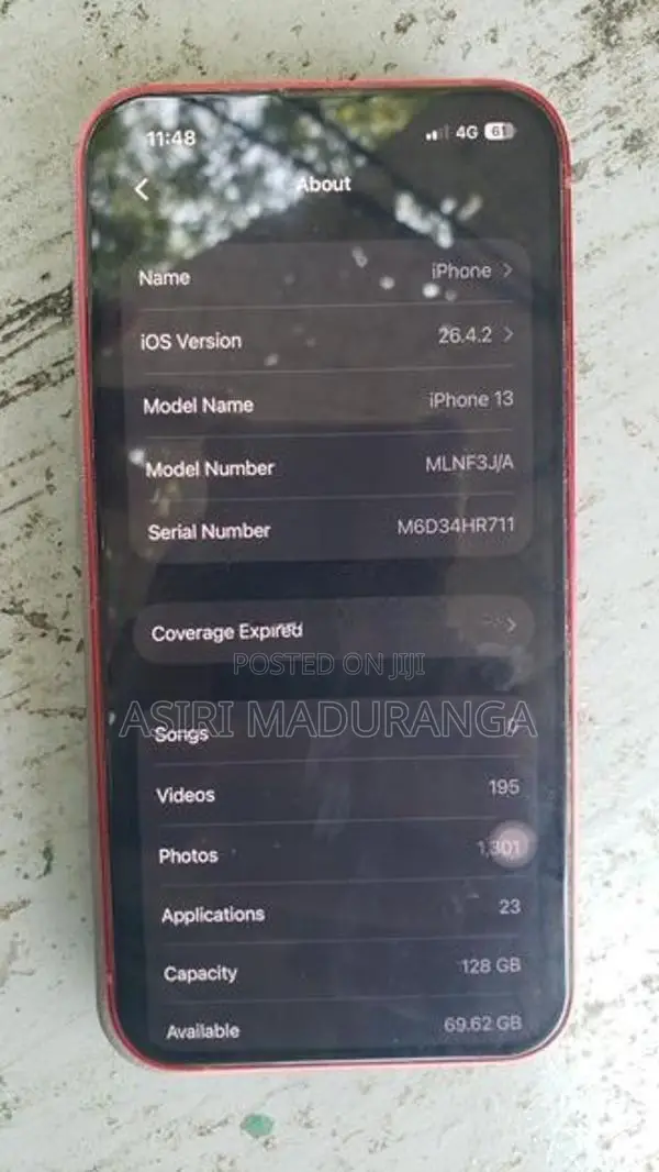 Apple iPhone 13 I Phone (Used)