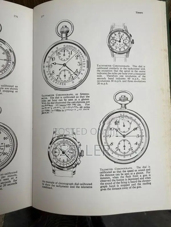De Carle’s Watch Clock Encyclopedia Hard Cover Book
