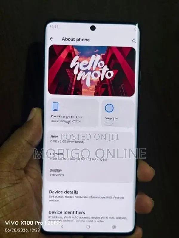 Moto edge 50pro 8gb 256gb (Used)