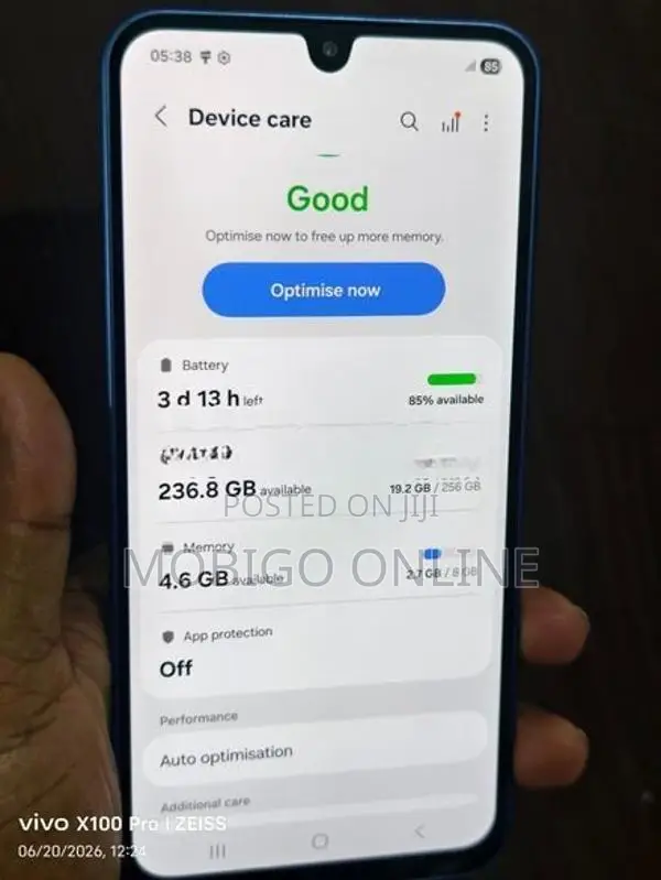 Samsung Galaxy A17 8+8gb 256gb (Used)