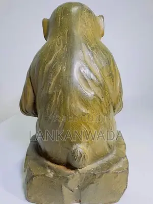 Vintage 20th century japanese cast iron monkey