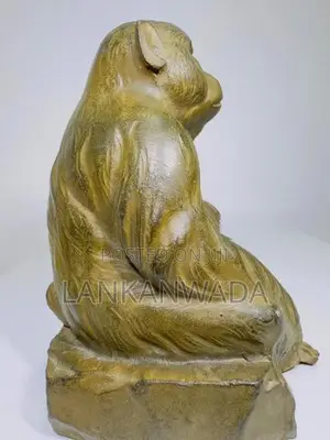 Vintage 20th century japanese cast iron monkey