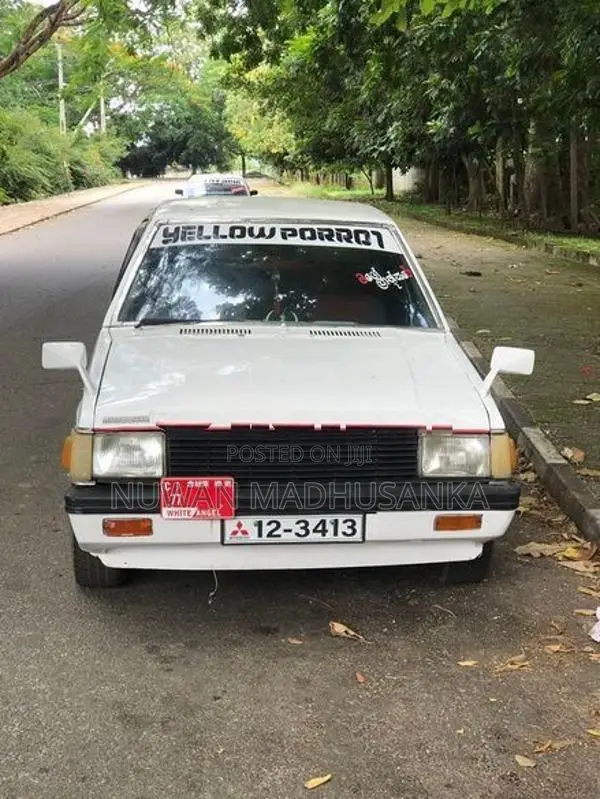 Mitsubishi Lancer White 1985