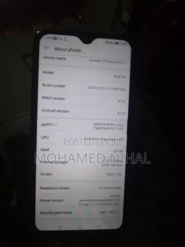 Huawei Y7 Pro (Used)