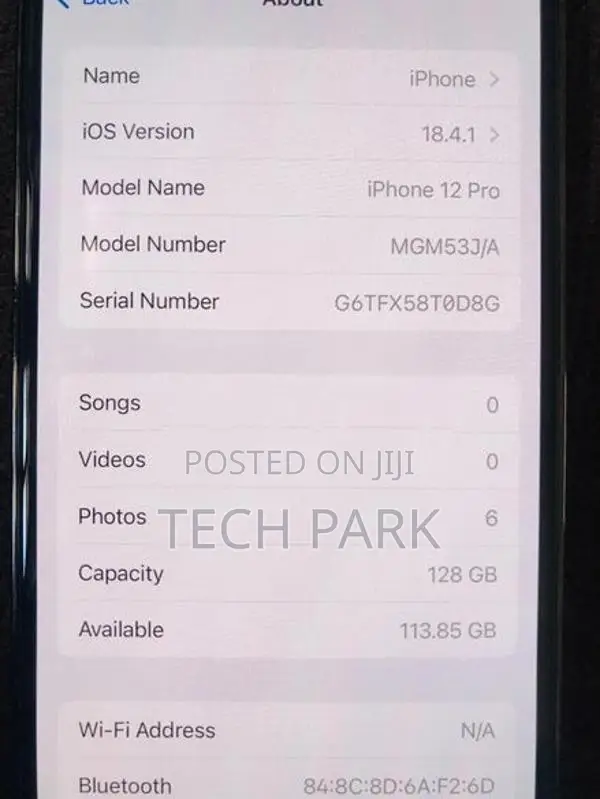 Apple iPhone 12 Pro 128GB graphite (Used)