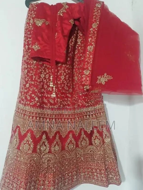 Red Bridal Lehenga