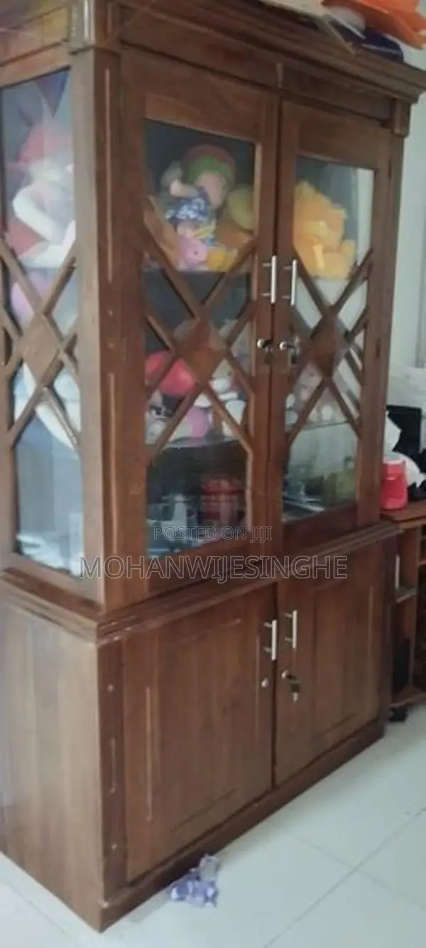 Wooden Gass Cupboard