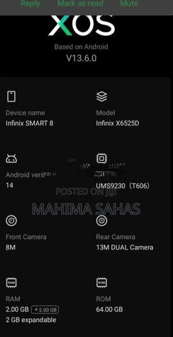 Infinix Smart 8 (Used)