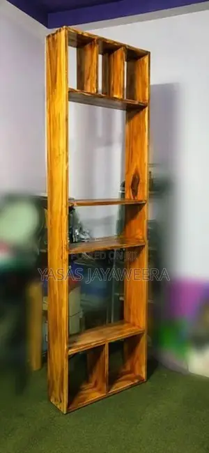 Heavy-Duty Wooden Display Shelves