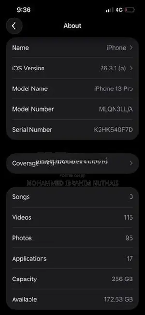 Apple iPhone 13 Pro (Used)