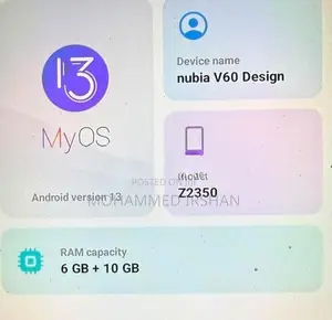 ZTE Nubia V60 Design (Used)