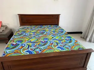 Teak Bed with Mettress